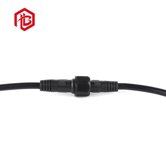 Conector impermeable de tira de LED de cable automático