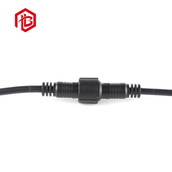 Enchufe eléctrico Conector de cable a cable a prueba de agua para luz LED