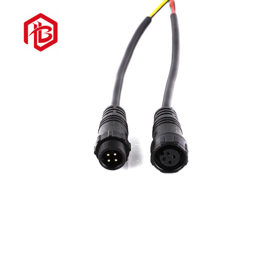 PVC / caucho / nilón de los conectores de alimentación del cable del enchufe de M14 2pin 4pin
