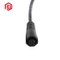 Bett M12 Conector de alambre de nailon de alimentación impermeable de 8 pines IP67