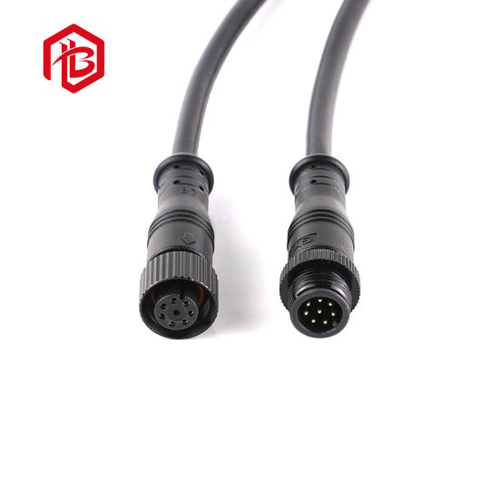 Conector M12 con conector IP67 de 4,2 mm a prueba de agua de 6 pines