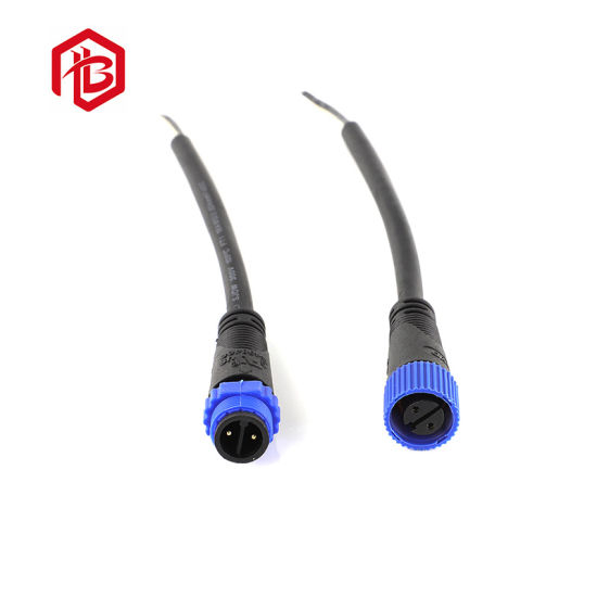 LED 6 Pines M15 Conector de cable impermeable IP67 / IP68