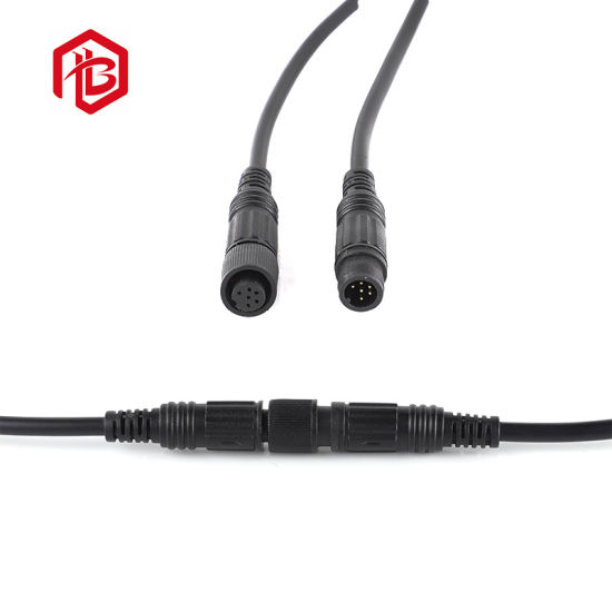Material del PVC del conector de enchufe hembra macho de 3 4 pines