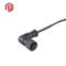 Bett Venta caliente IP68 Macho Hembra Montaje en panel de alambre Conector M12 Pin a prueba de agua