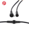 Conector eléctrico impermeable IP67 macho hembra de cable de 4 pines