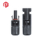 Conector de cable de enchufe de audio circular macho a hembra