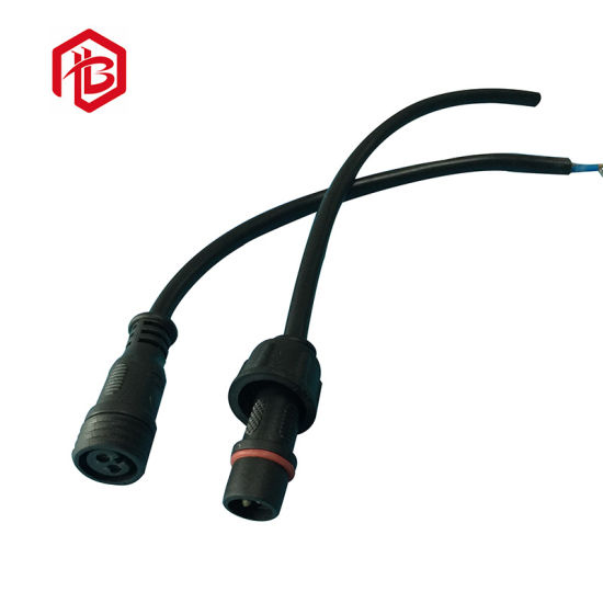 Conector eléctrico con cable Conector impermeable de 2 a 4 pines